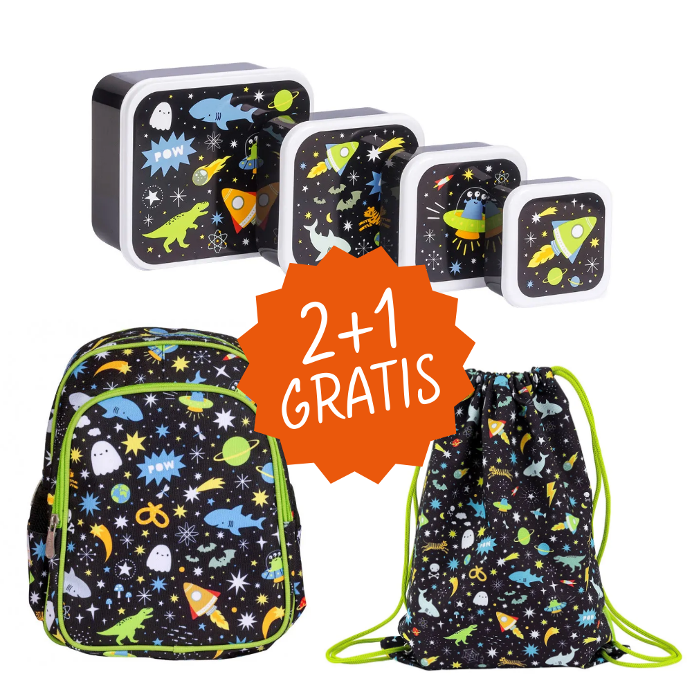 Malý balíček A Little Lovely Company Vesmír + sportovní pytel ZDARMA