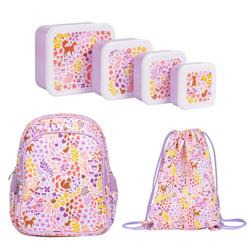 Malý balíček A Little Lovely Company - Výbava do školky - květinová zahrada