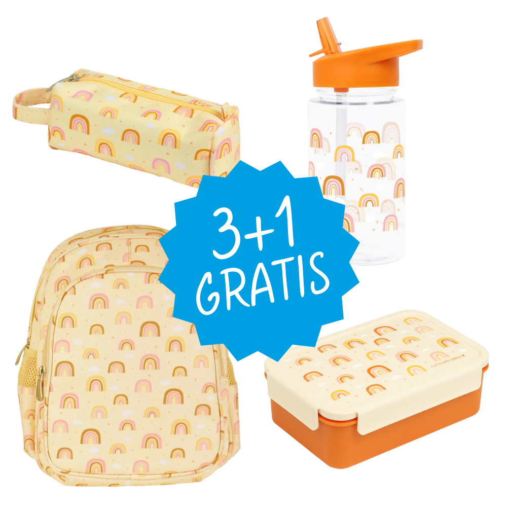 Velký balíček A Little Lovely Company Duha + lahev ZDARMA