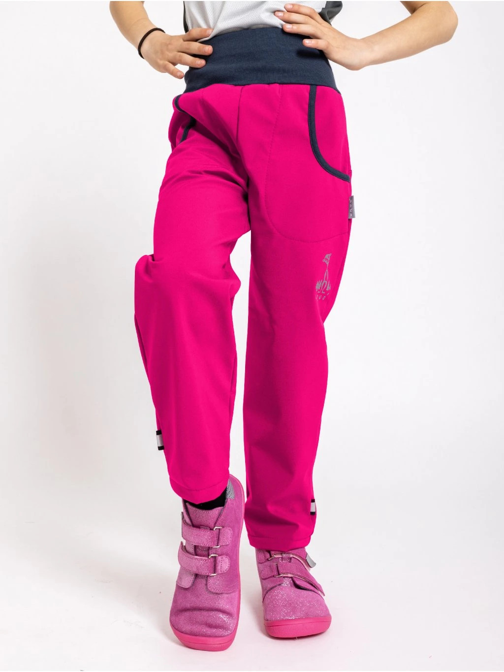 Dětské softshellové kalhoty bez zateplení Basic