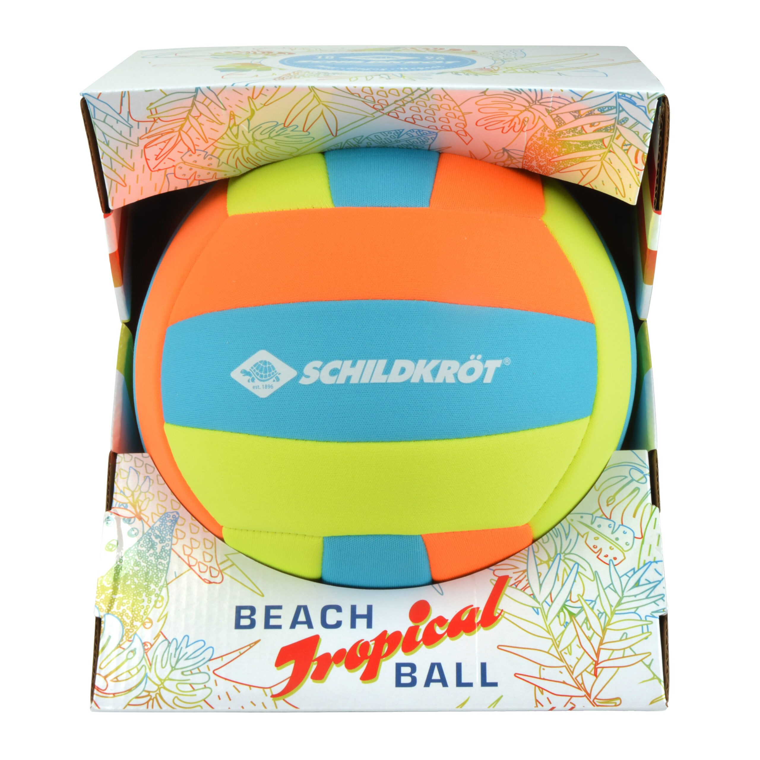 Schildkröt - neoprenový plážový míč Tropical