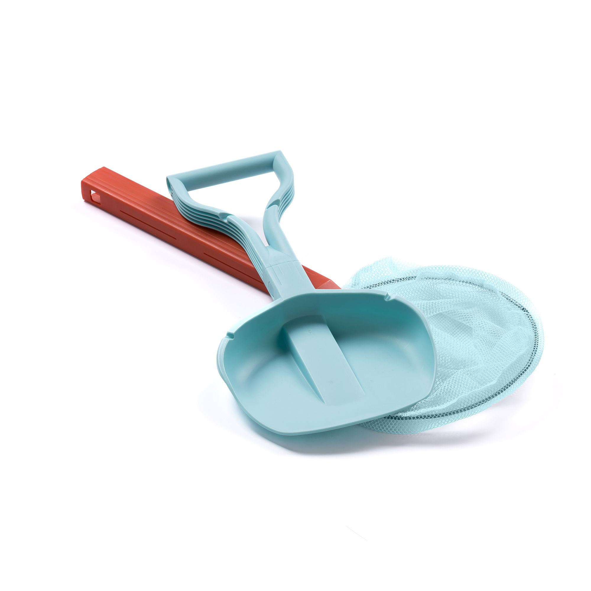 Schildkröt - plážová hračka s lopatkou a síťkou 2v1