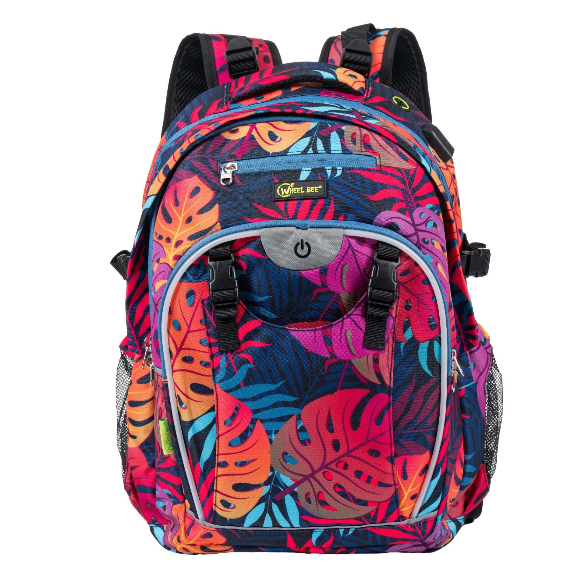 Wheel-Bee - školní a volnočasový batoh s LED technologií - Generation Z - Monstera