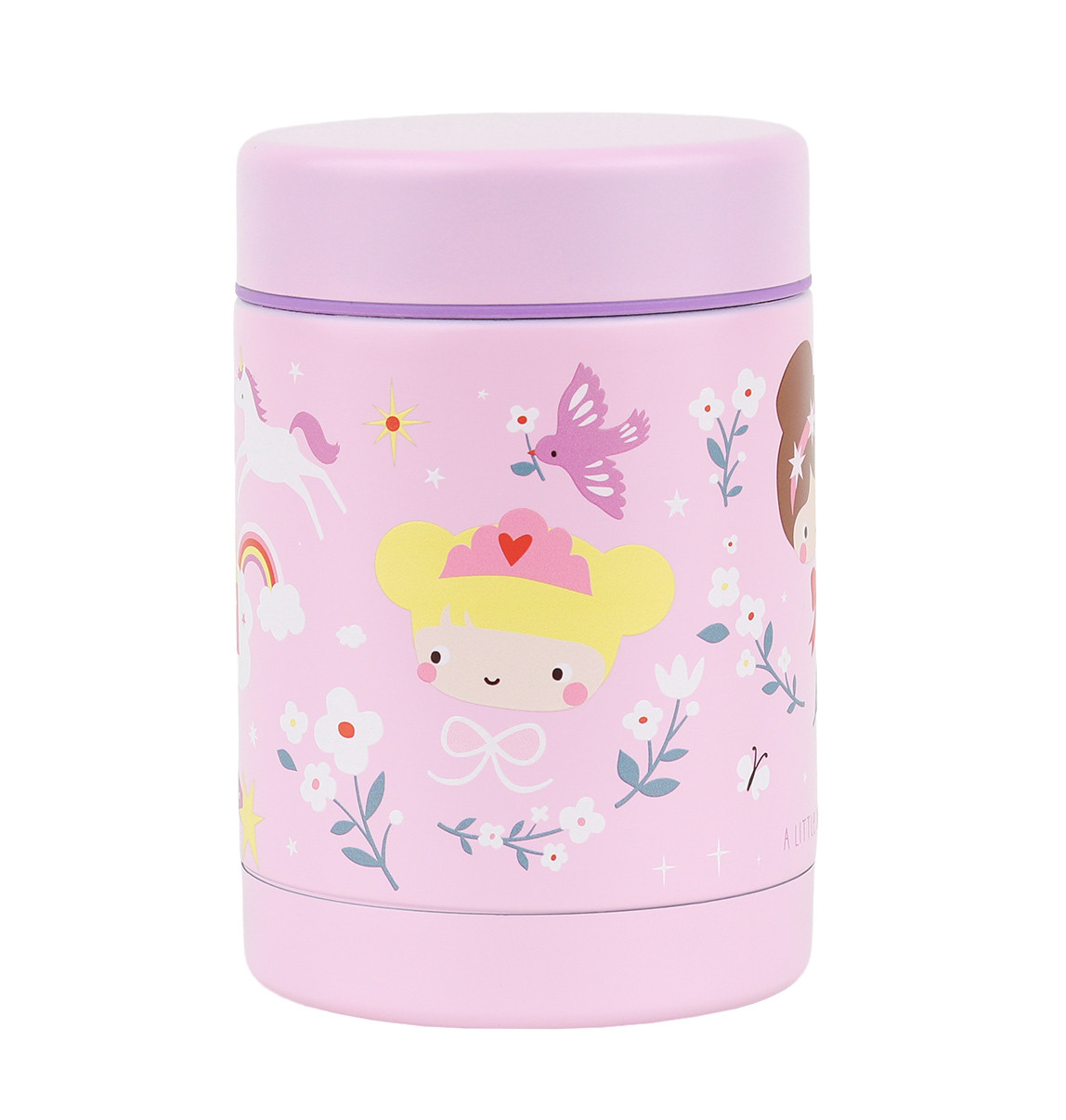 A Little Lovely Company – izolovaná nerezová nádoba na potraviny – princezny