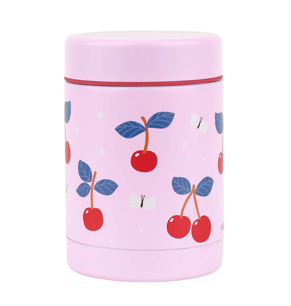 A Little Lovely Company – izolovaná nerezová nádoba na potraviny – třešně