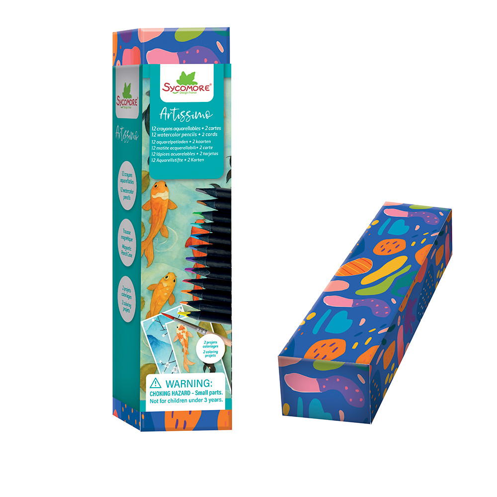 Artissimo - akvarelové pastelky - 12 ks