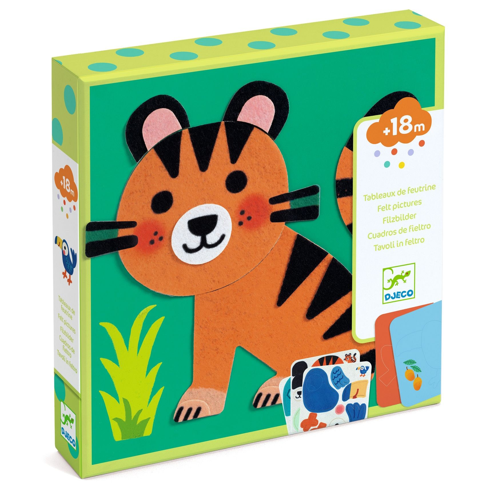 Filcové koláže - zvířátka