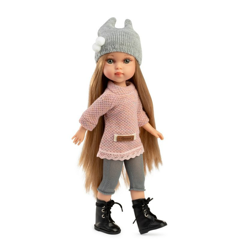 Guca 860 PENELOPE - realistická panenka s celovinylovým tělem - 34 cm