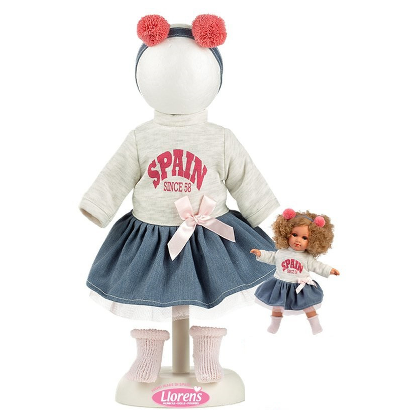 Llorens P535-57 obleček pro panenku velikosti 35 cm s doplňky