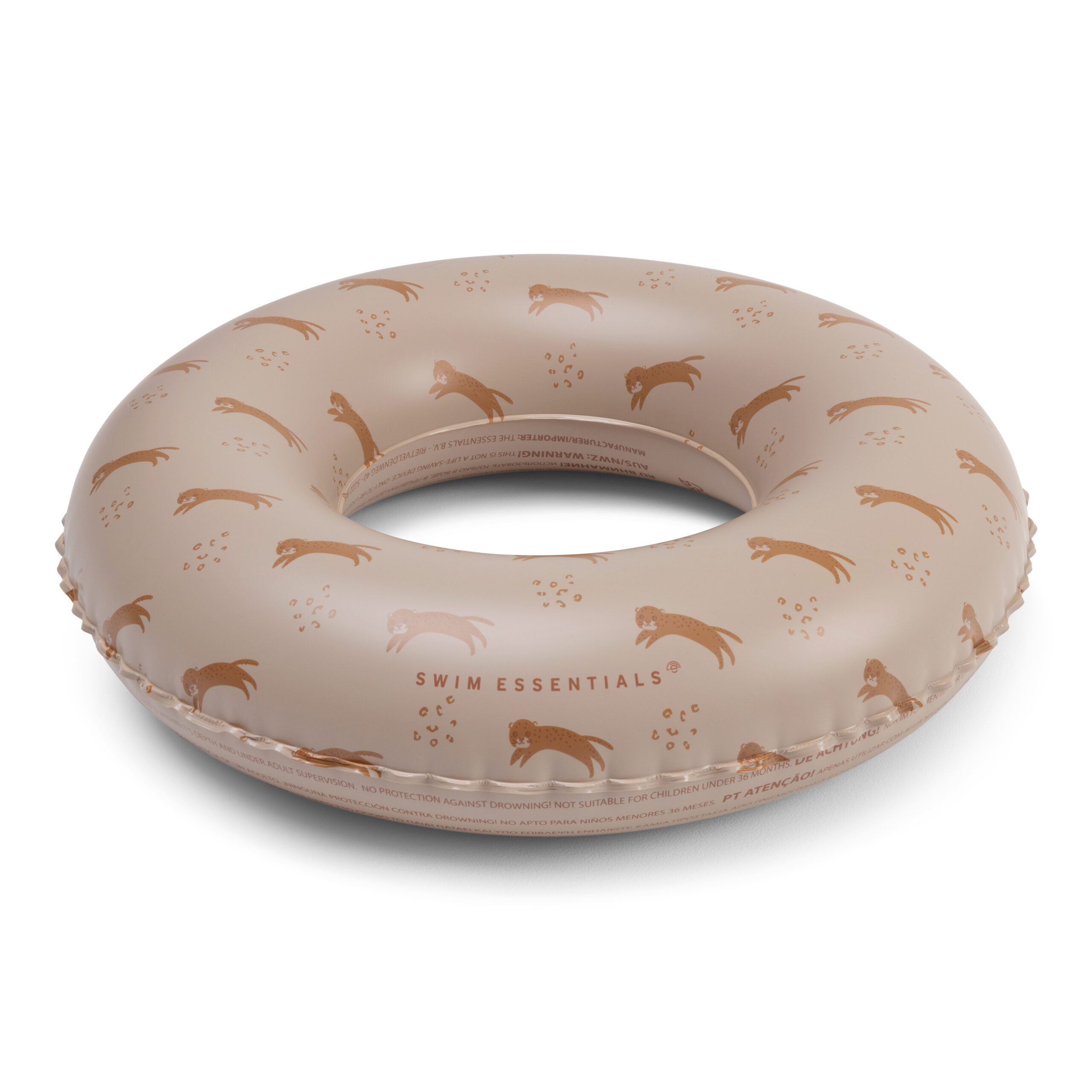 Nafukovací kruh Brown Leopard 55 cm