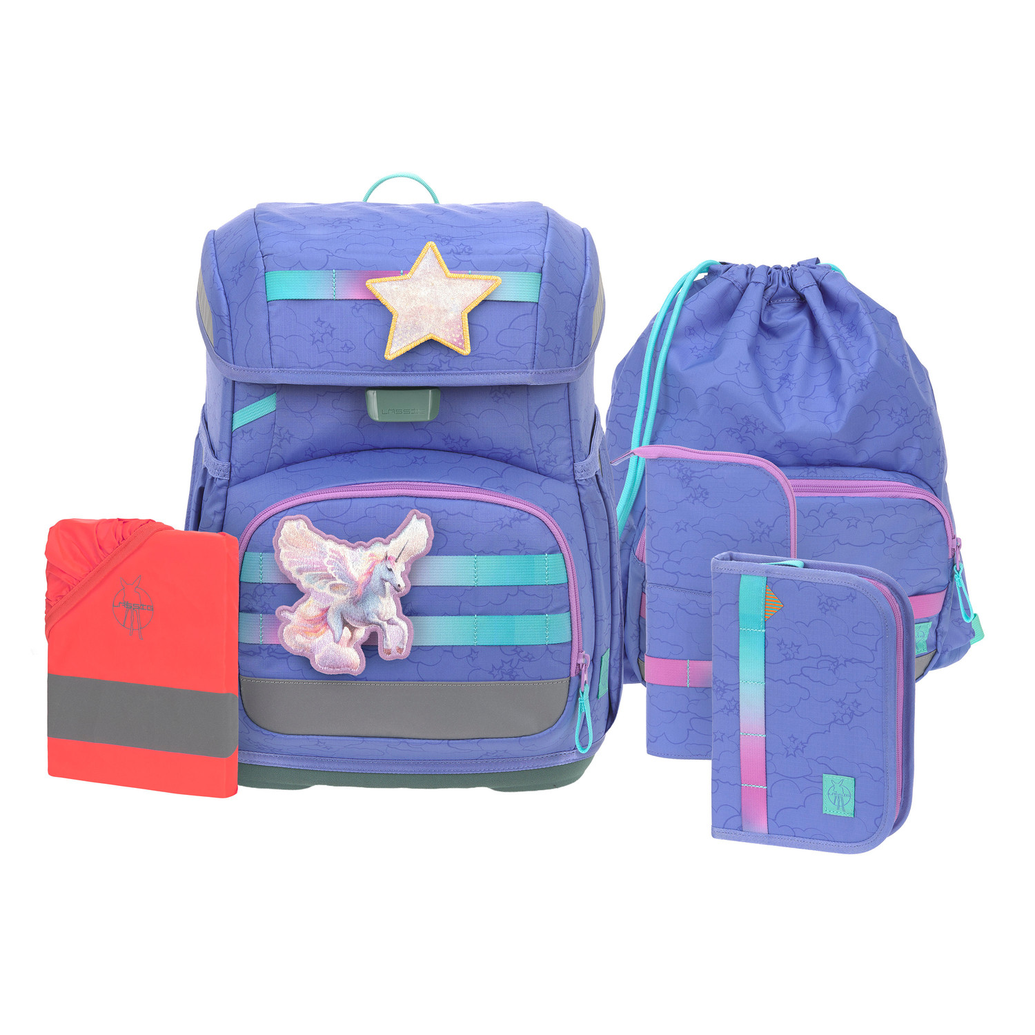 Školní 7dílný set Lässig - Light Unique cloud lilac