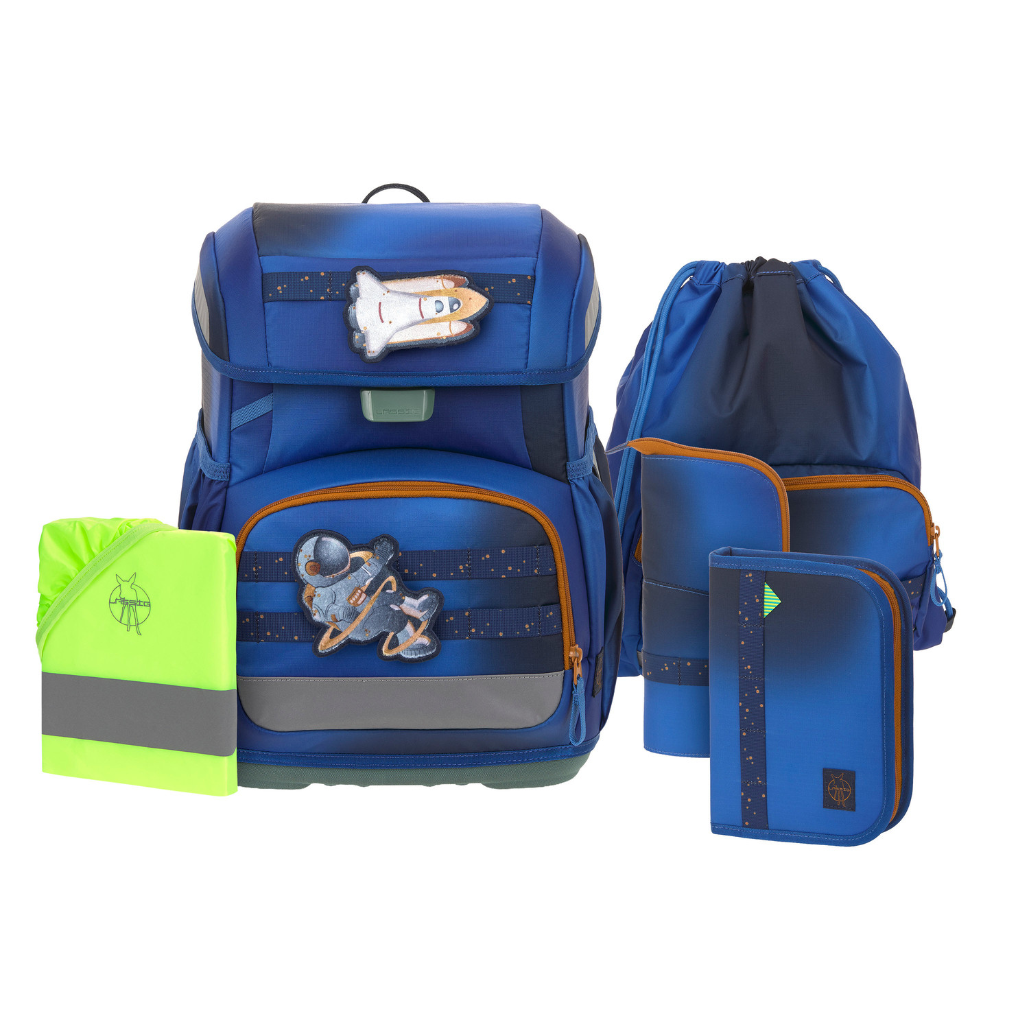 Školní 7dílný set Lässig - Light Unique - space blue