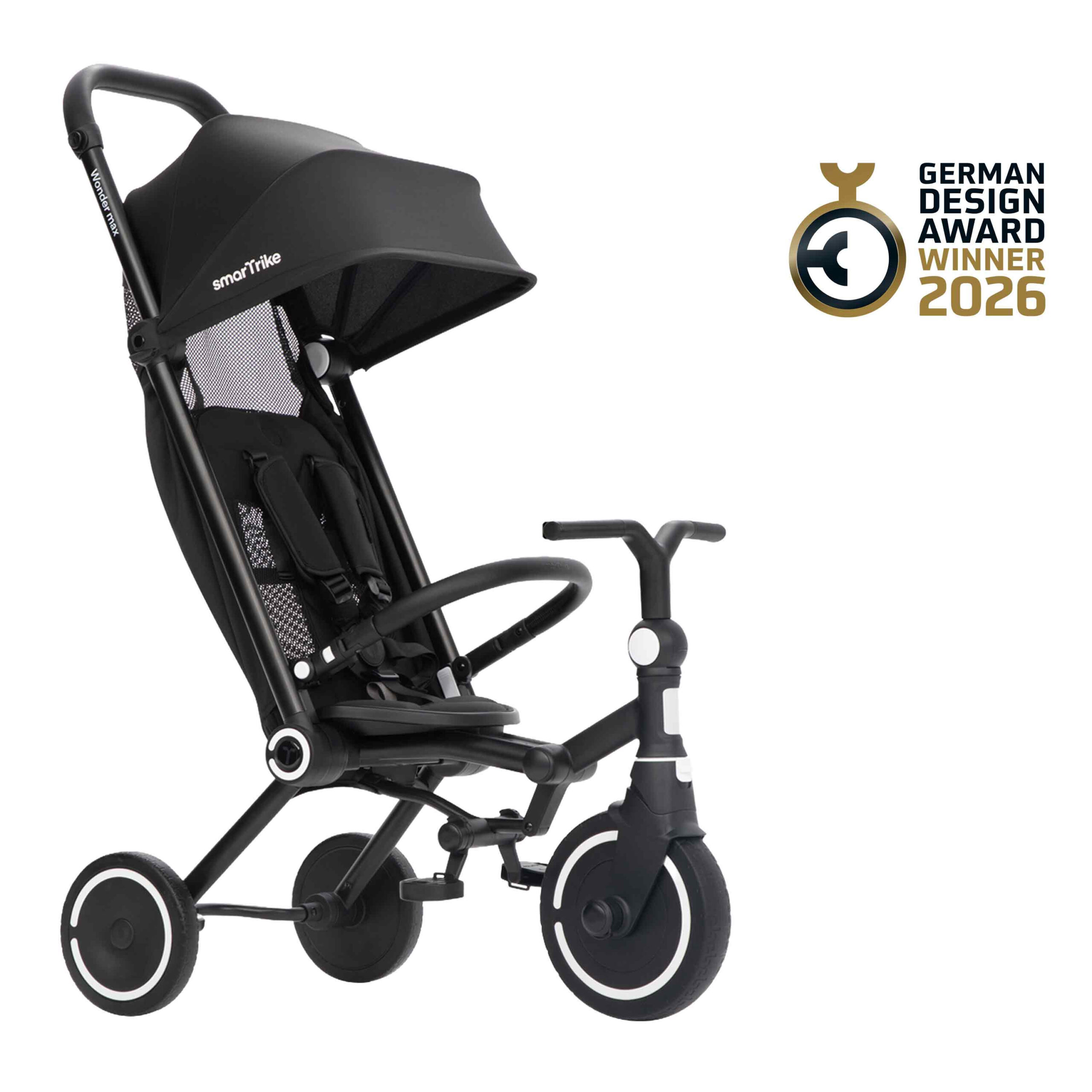 Wonder Max™ jet black - multifunkční kočárek