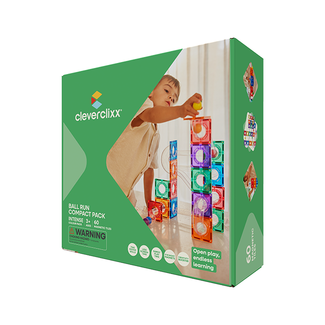 Cleverclixx – Kuličková dráha Compact Pack Intense – 60 ks