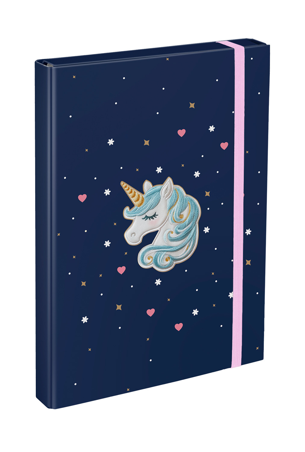 Desky na sešity A4 BAAGL Unicorn Gold
