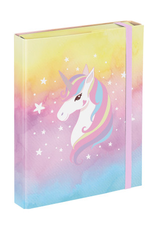 Desky na sešity A5 BAAGL Rainbow Unicorn