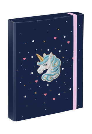 Desky na sešity A5 BAAGL Unicorn Gold