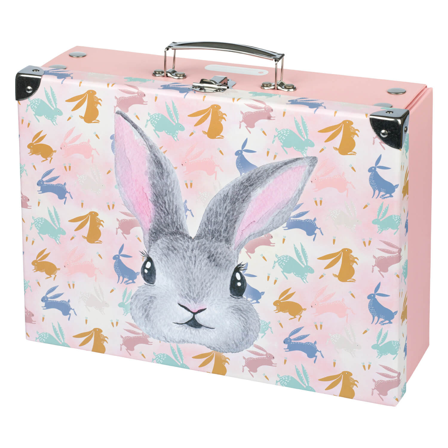 Skládací školní kufřík s kováním BAAGL Bunny