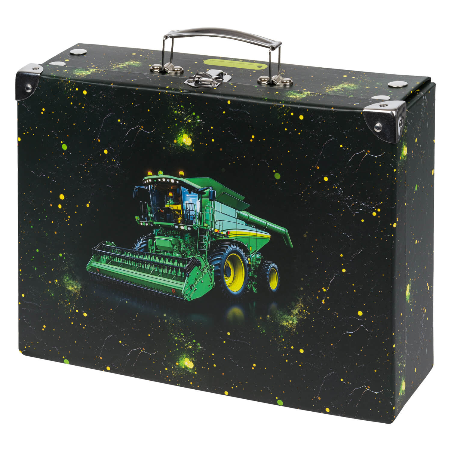 Skládací školní kufřík s kováním BAAGL Traktor