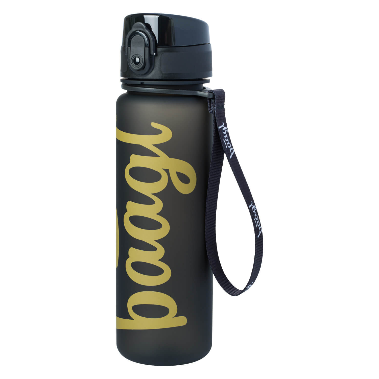 Tritanová láhev na pití s brčkem 500 ml BAAGL Logo Gold