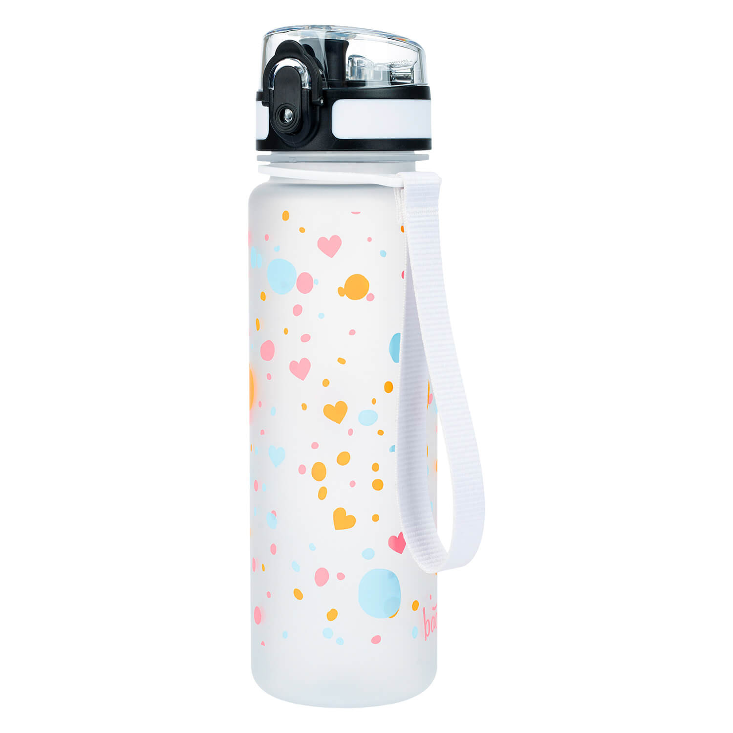 Tritanová láhev na pití s brčkem 500 ml BAAGL Mazlíčci
