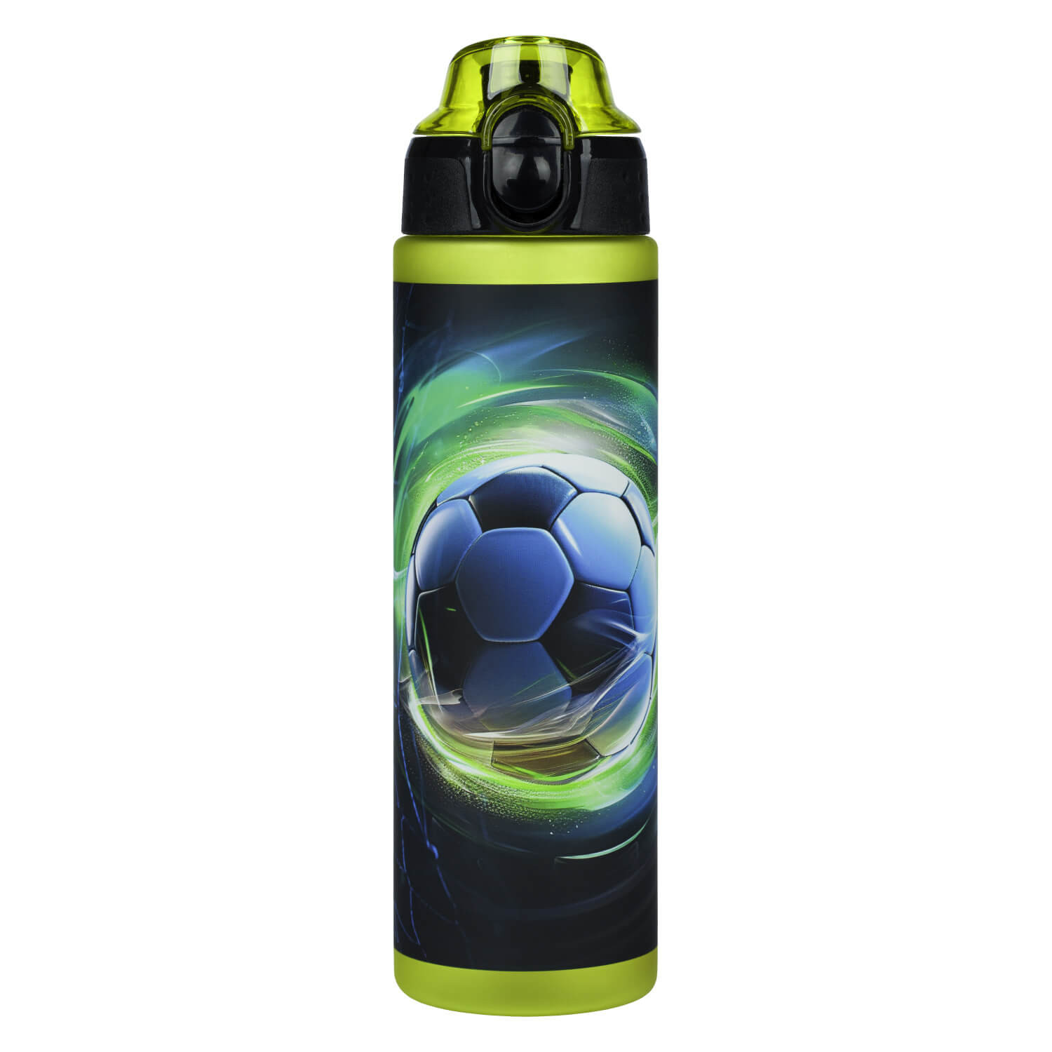Tritanová láhev na pití s brčkem 700 ml BAAGL Fotbal