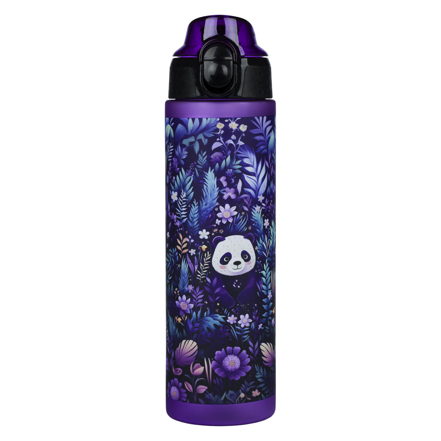 Tritanová láhev na pití s brčkem 700 ml BAAGL Jungle Panda